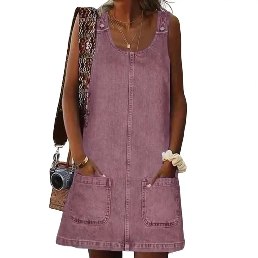 Beatrix | Elegante Denimjurk voor Elke Dag