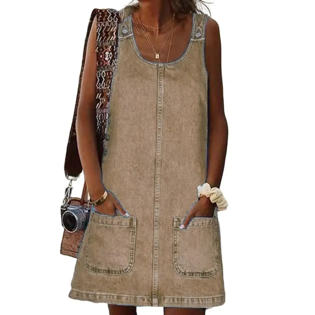 Beatrix | Elegante Denimjurk voor Elke Dag