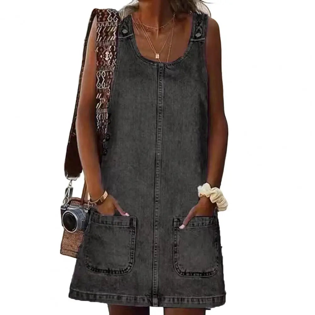 Beatrix | Elegante Denimjurk voor Elke Dag